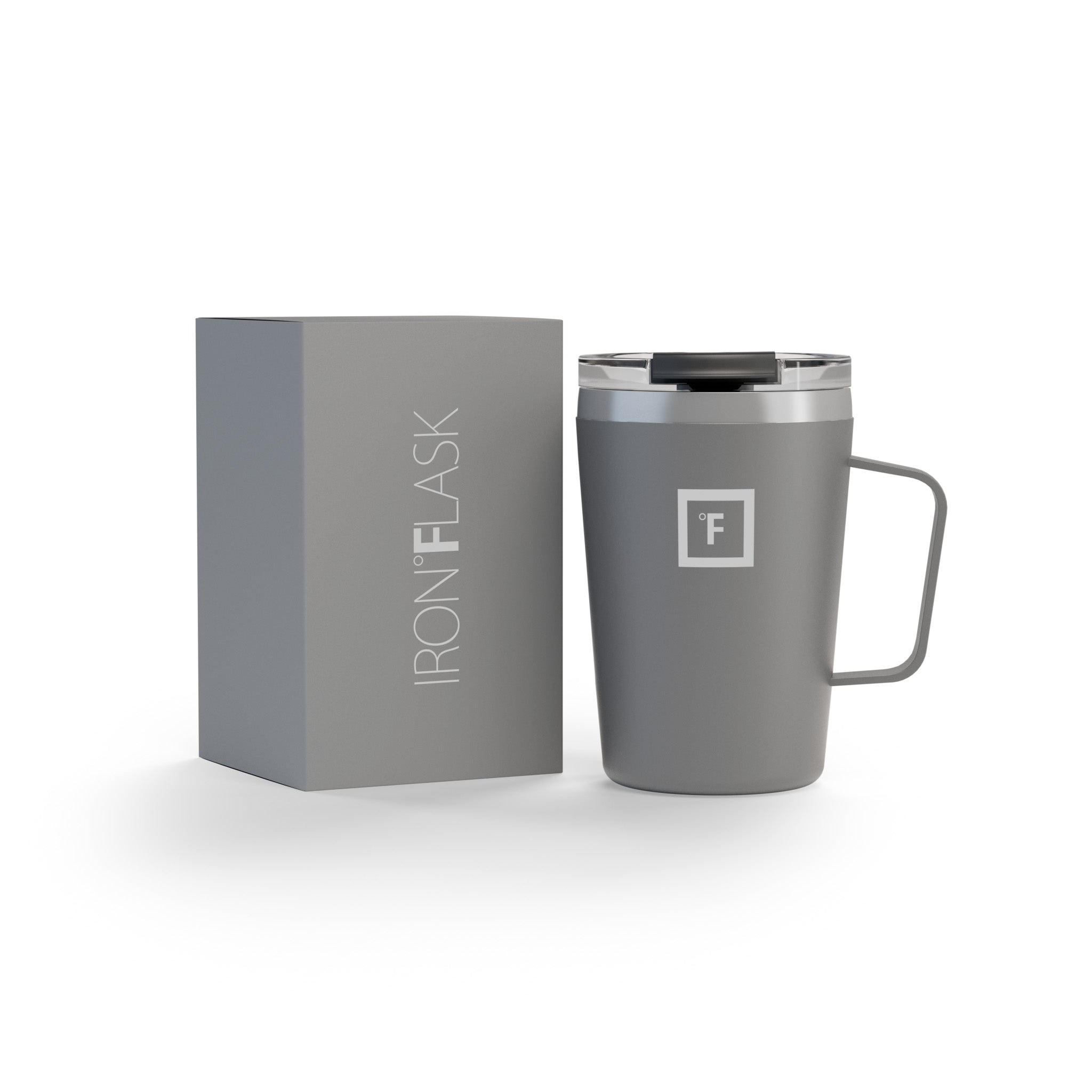 12 Oz Non-Slip Grip Coffee Mug - Insulated Travel Mug for Hot & Cold Drinks - Perfect for Office, Commute, Camping & Outdoor Activities