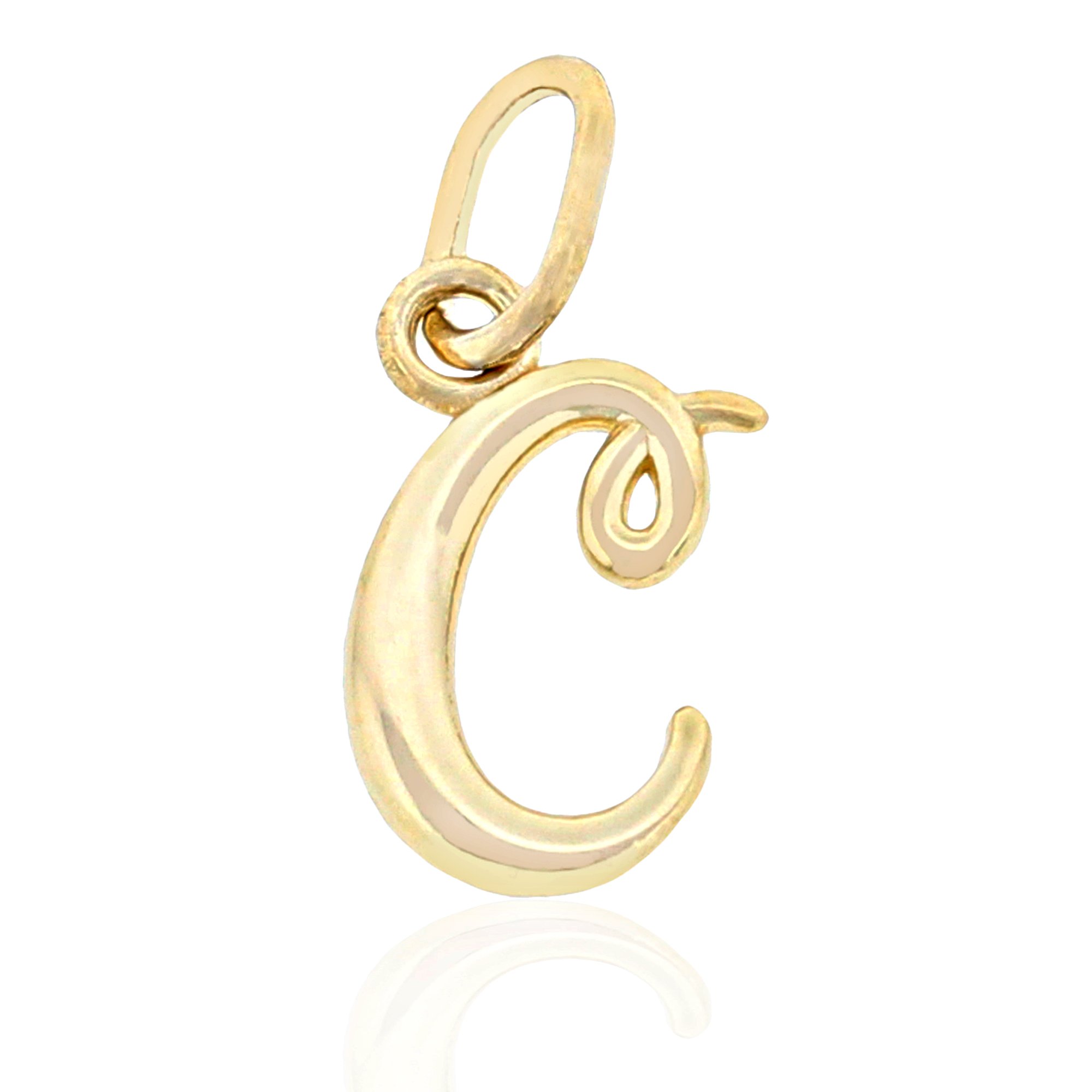 14K Solid Gold Lowercase 