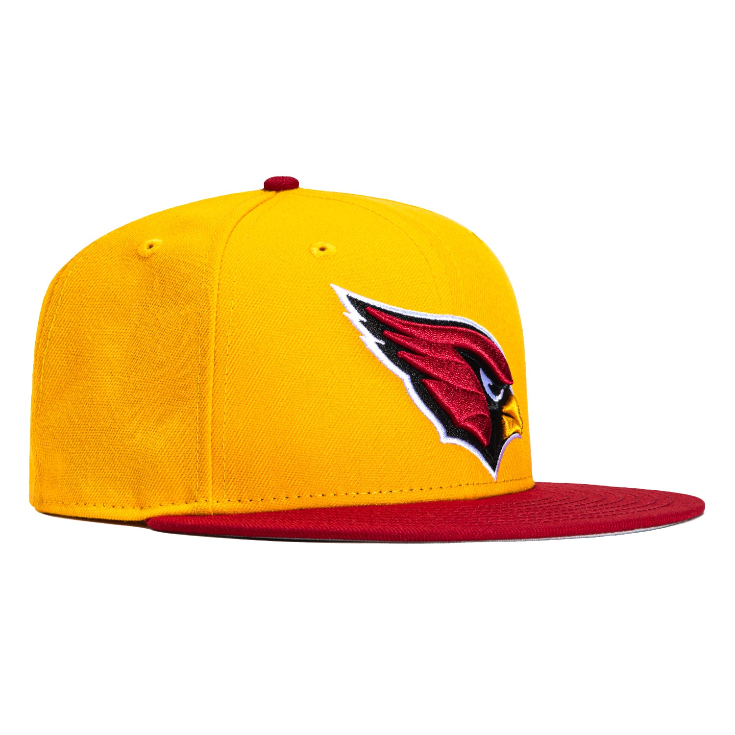 New Era 59Fifty Arizona Cardinals Snapback Hat - Gold & Cardinal Red Official NFL Team Cap for Men & Women | Perfect for Game Day, Sports Events & Casual Wear