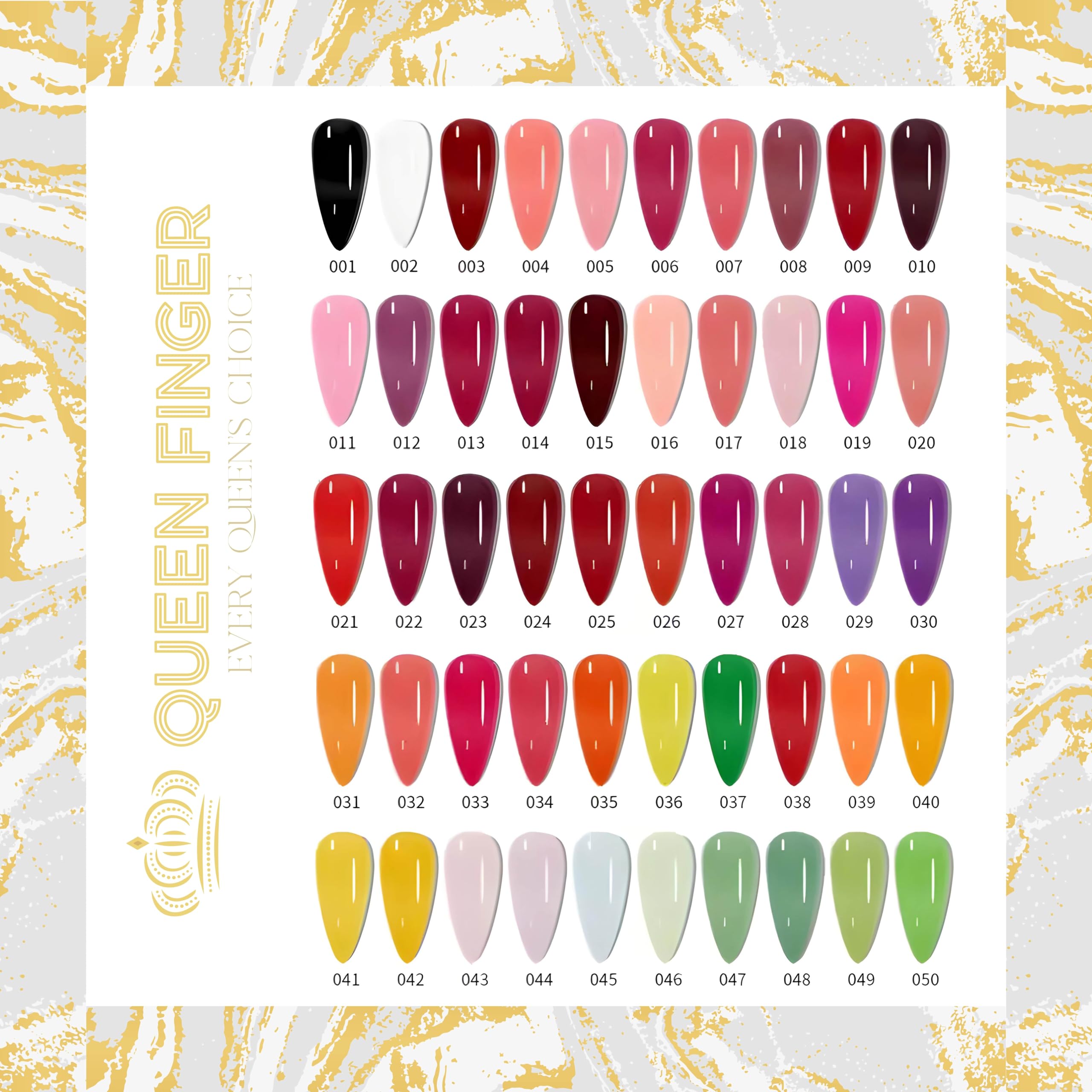 QUEENFINGER 15ml Soak Off UV Gel Nail Polish - Spring Colors for DIY Manicure, Salon Quality Glossy Finish - Perfect for Home Nail Art & Professional Salon Use (Requires UV Lamp)