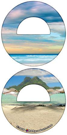 Stainless Steel Beach Themed Bottle Opener - Rustproof & Durable for Outdoor Parties, Picnics, and Beach Vacations
