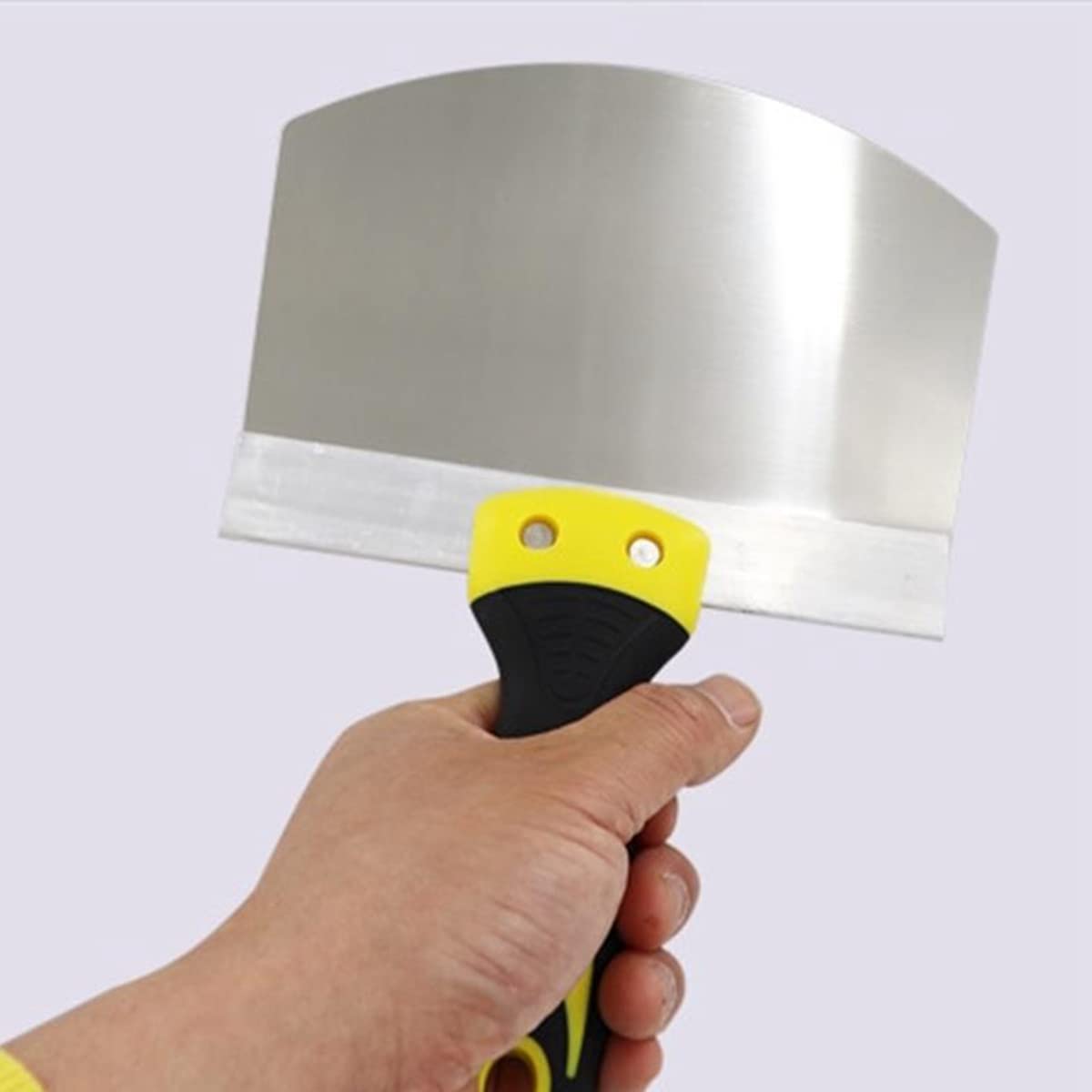 Stainless Steel Drywall Trowel - Professional Construction Spatula for Plastering, Smoothing & Repairing Walls - Perfect for DIY Home Renovation and Professional Construction Projects