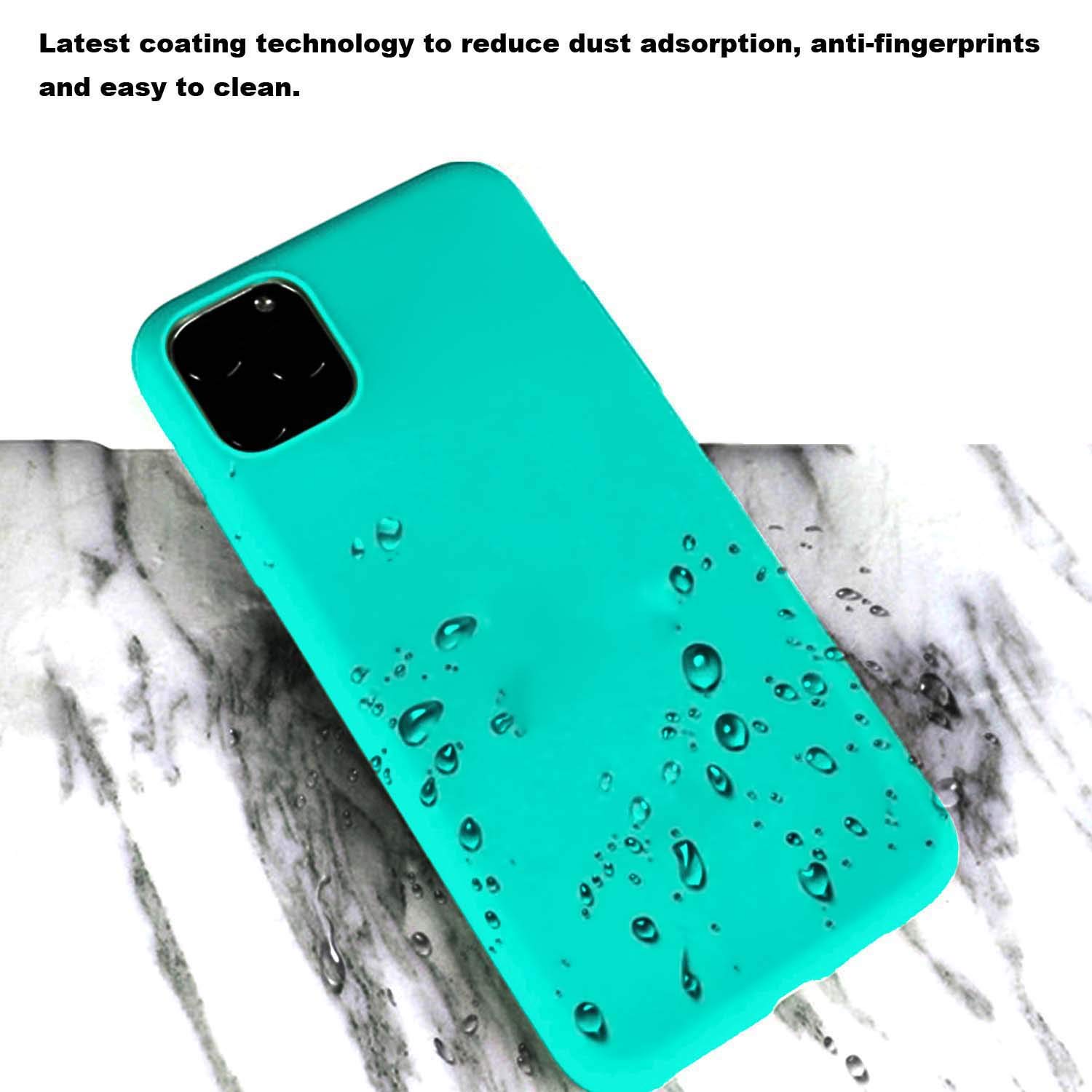 2-Pack Slim Fit Matte TPU Phone Case for iPhone 11 (6.1 inch 2019 Model) - Ultra Thin Lightweight Protective Cover in Teal & Dark Blue | Perfect for Everyday Use, Work and Travel Protection