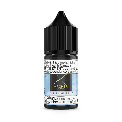 Big Blue Razz Archer Salts 30mL - Premium E-Liquid for Vape & Pod Systems - Refreshing Blue Raspberry Flavor for All-Day Vaping