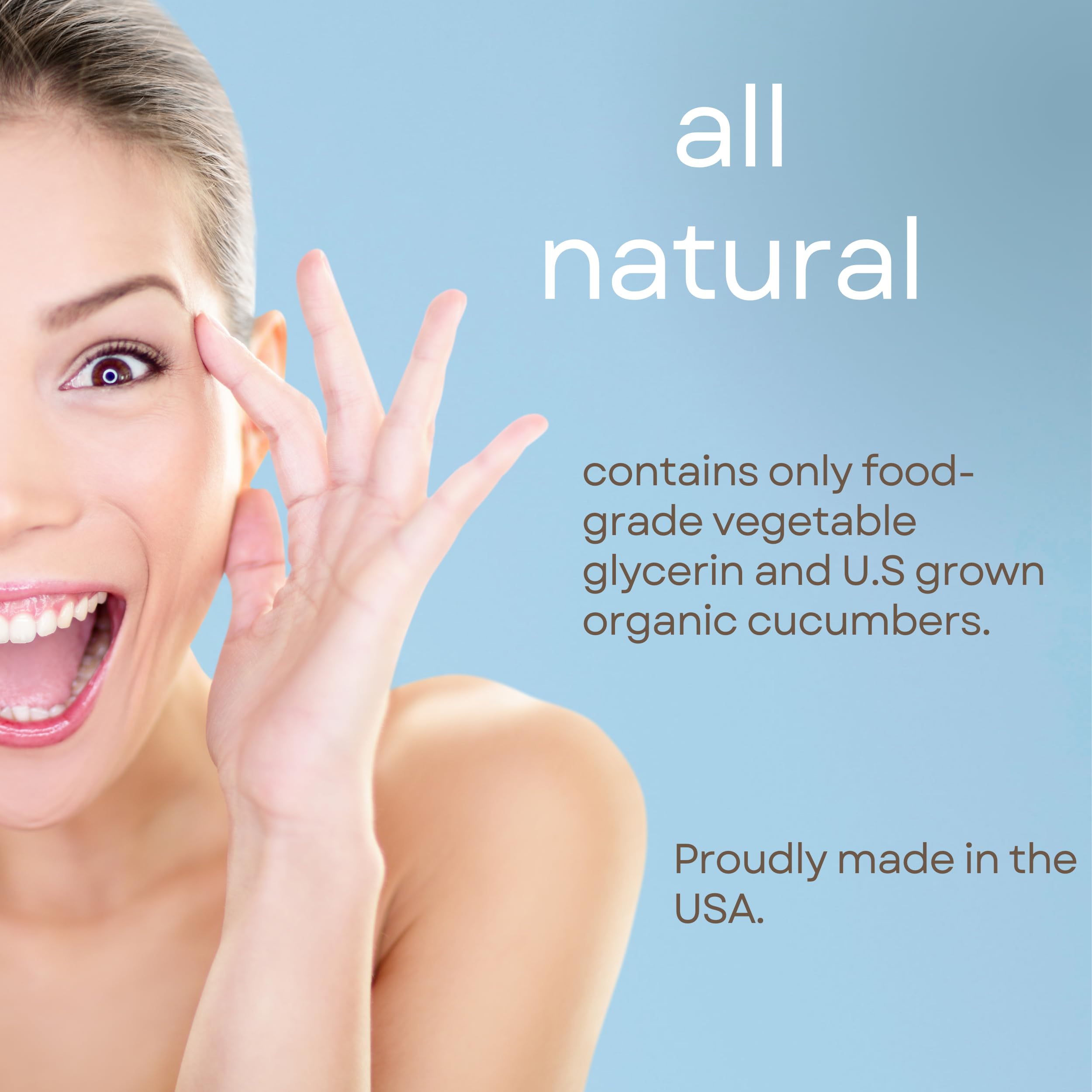 Pure Cucumber Extract Liquid Glycerite - Alcohol-Free Facial Serum for Skin Care | Natural Ingredient for DIY Face Wash, Masks, Body Lotions, Shampoo & Conditioner Recipes (1 oz) | Perfect for Sensitive Skin & Organic Cosmetic Formulations