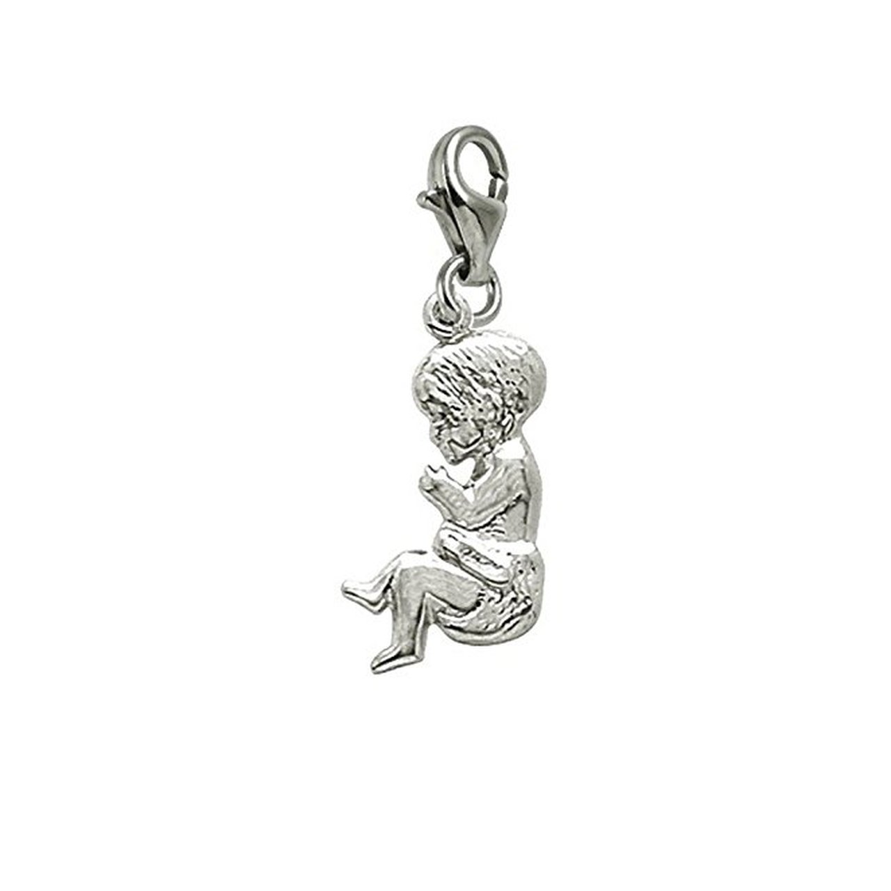 Baby Charm with Lobster Claw Clasp - Dainty Charms for Bracelets & Necklaces | Perfect for DIY Jewelry Making, Baby Shower Gifts & Keepsakes