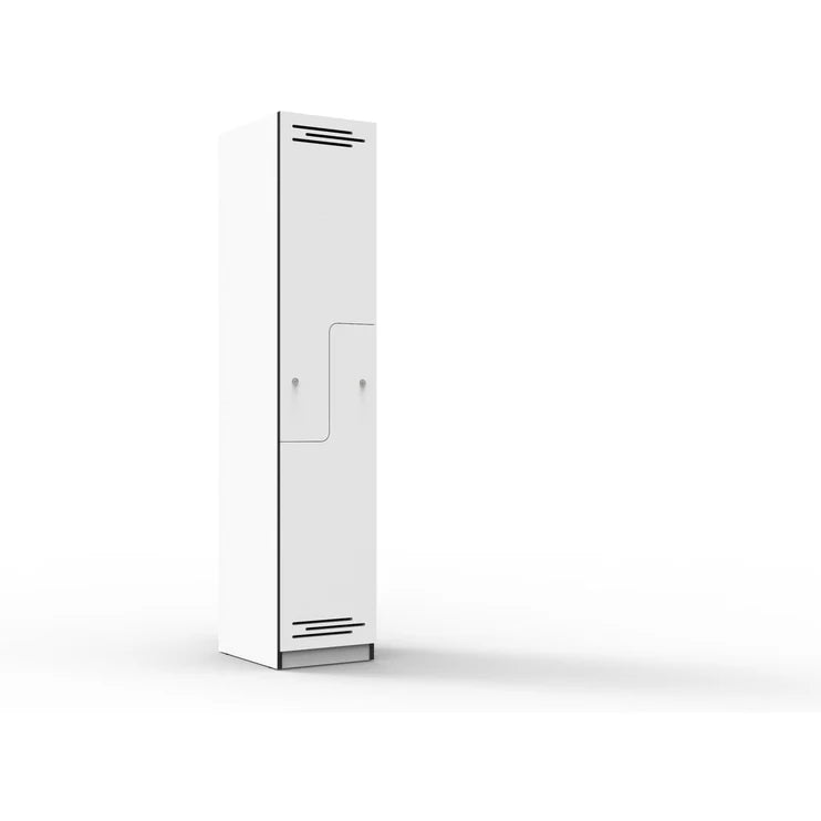 Durable Melamine Lockers - 4 Door Storage Cabinet for Schools, Gyms & Offices - Heavy-Duty & Space-Saving Organization Solution