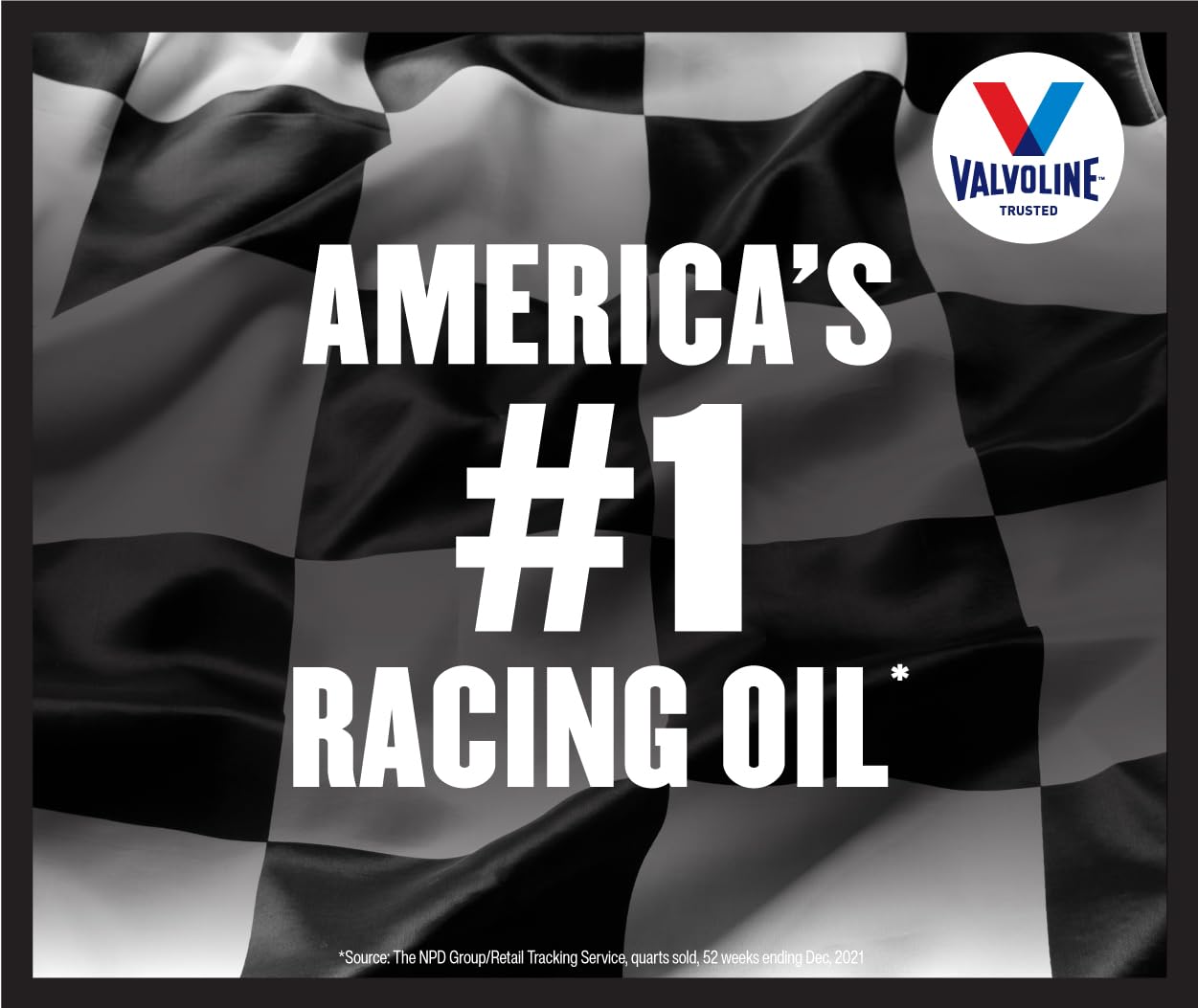 Valvoline VR1 Racing Synthetic SAE 20W-50 Motor Oil 1 QT (Case of 6) - High Performance Engine Protection for Classic Cars, Hot Rods & Racing Vehicles