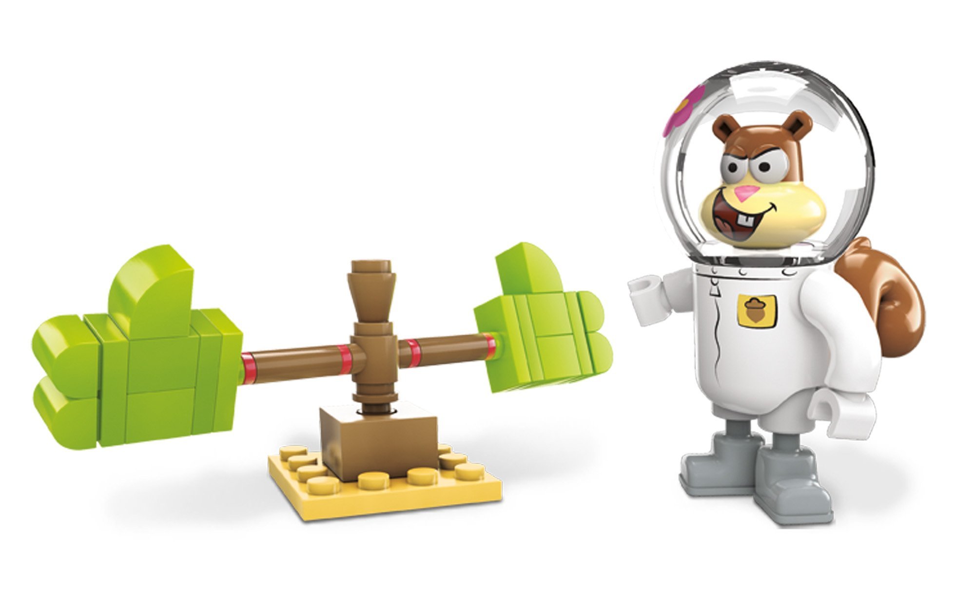 Mega Bloks Spongebob Squarepants Sandy's Wacky Pack Building Kit - 80+ Pieces, STEM Learning Toys for Kids Ages 4+, Perfect for Creative Play & Birthday Gifts