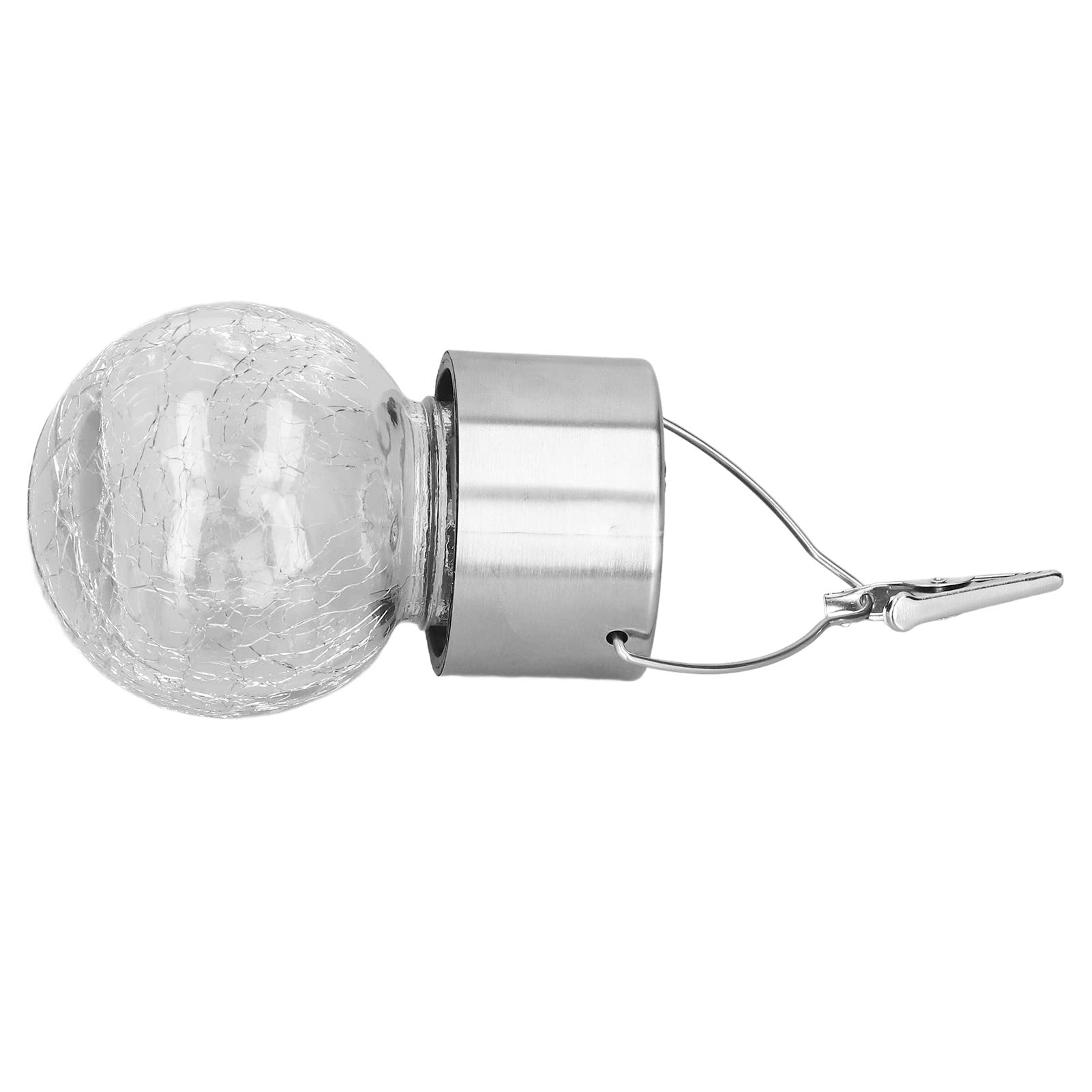 Outdoor Hanging Solar Lights - Glass Ball Crack Pattern with Auto Sensor, Solar Charged Garden Lights for Patio, Yard, Pathway & Landscape Decoration