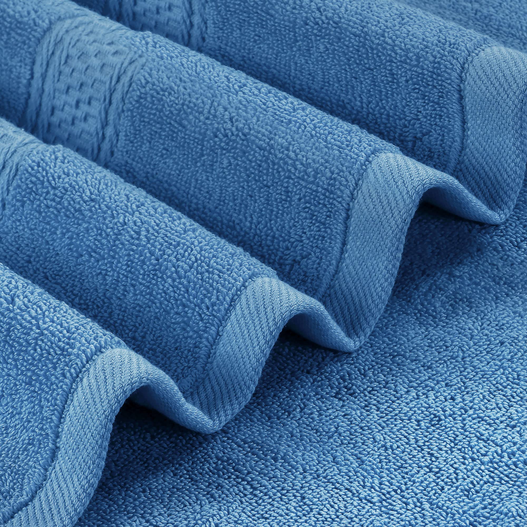 Utopia Towels 4-Pack Premium Bath Towels Set - 27x54 Inch 100% Ring Spun Cotton 600GSM, Lightweight & Highly Absorbent Quick-Drying Towels for Bathroom, Spa, Gym, and Beach (Electric Blue)