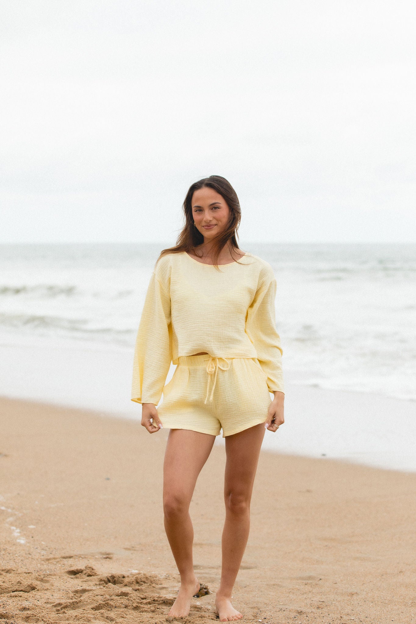 Breathable Cotton Gauze Top for Women - Soft & Lightweight Summer Blouse - Perfect for Beach, Vacation & Casual Outings