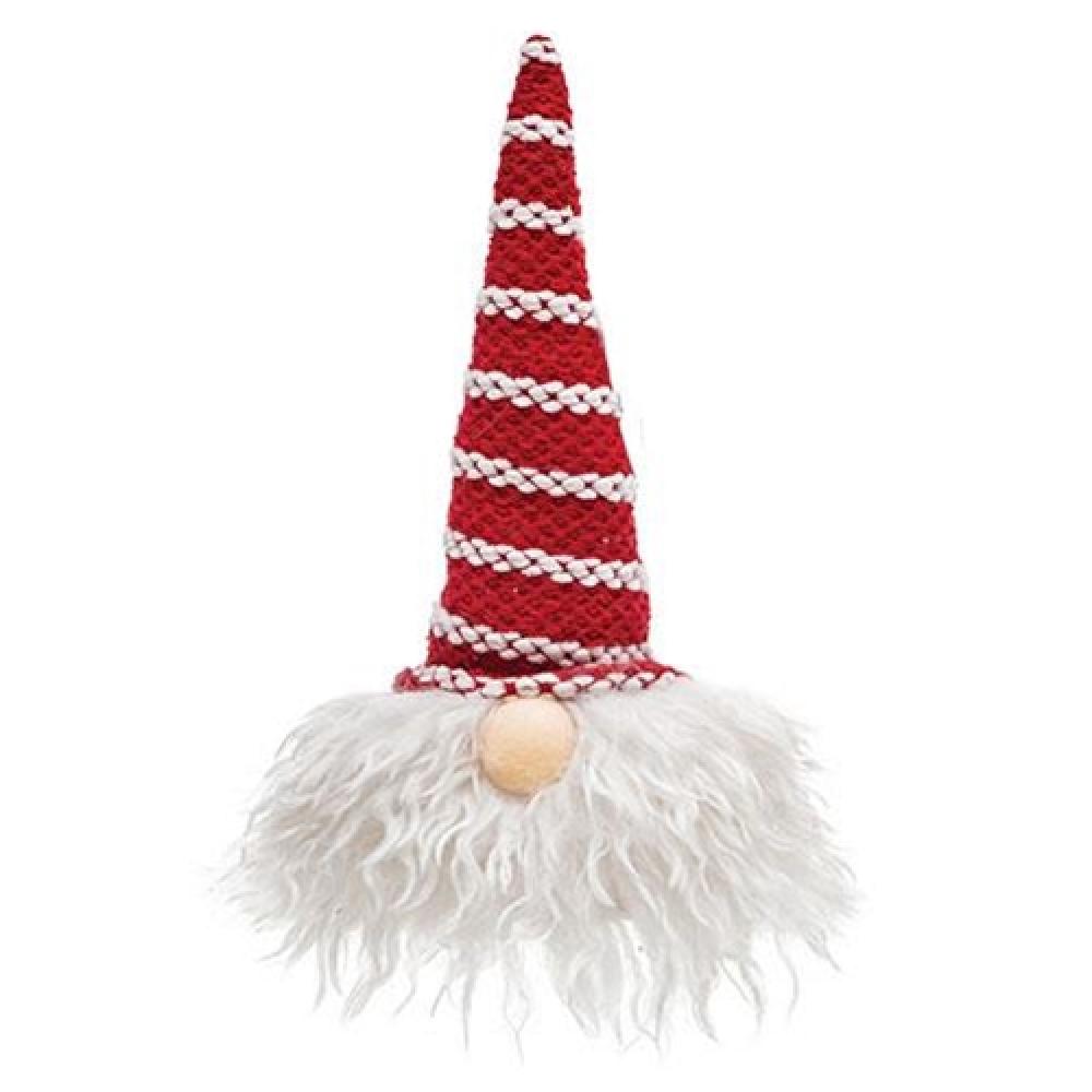 Christmas Santa Gnome with LED Light Nose - Festive Holiday Home Decor for Indoor/Outdoor Use