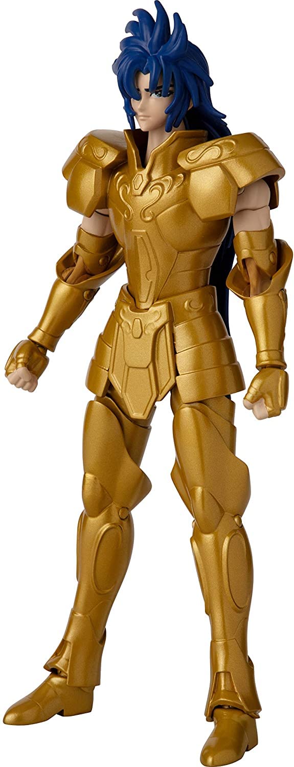 Anime Heroes - Saint Seiya: Knights of The Zodiac - Gemini Saga Action Figure Collectible Toy for Fans | Perfect for Display, Cosplay, and Anime Collections