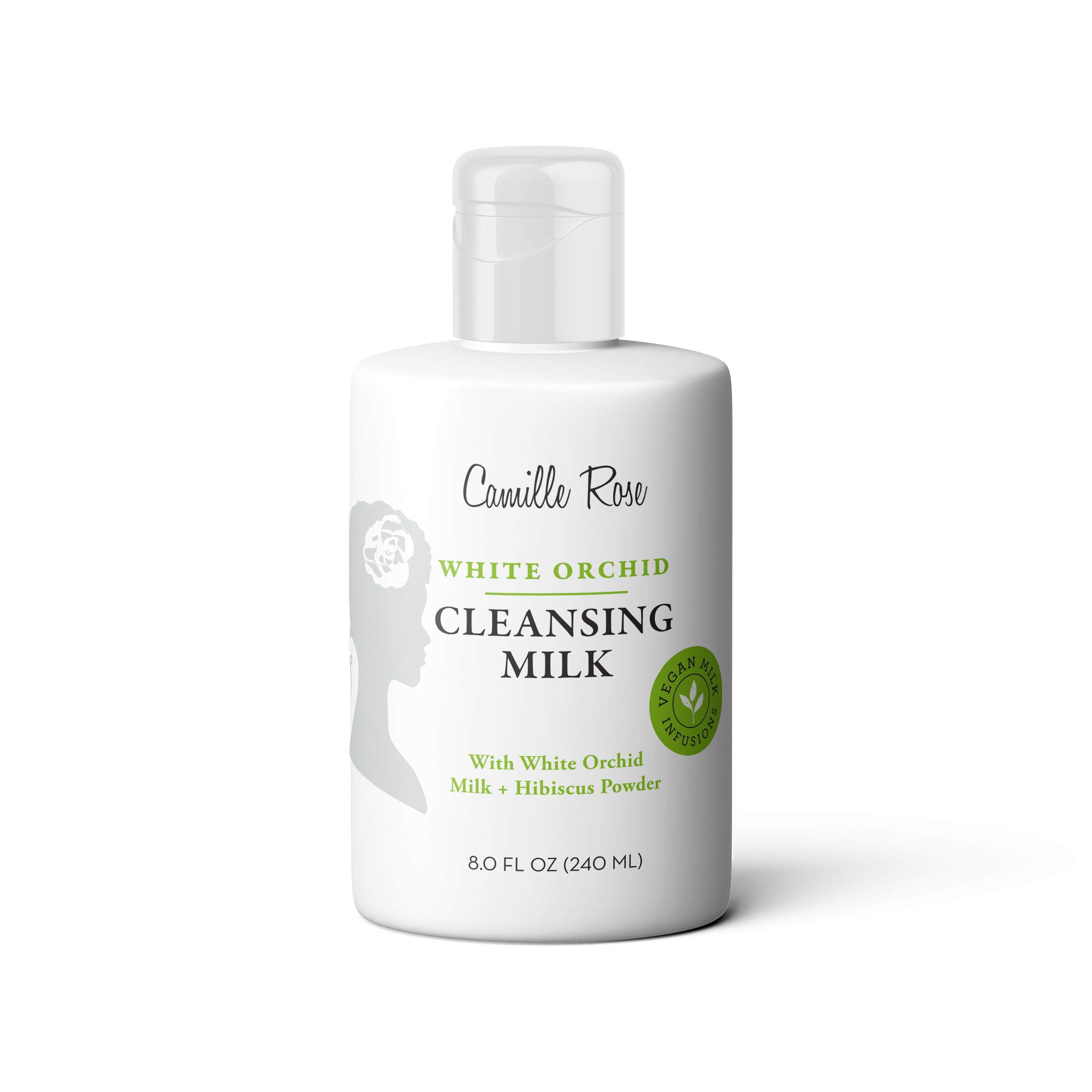 Camille Rose White Orchid Cleansing Milk - 8 fl oz | Hydrating & Scalp-Soothing Hair Cleanser for Dry, Damaged Hair | Perfect for Daily Use & Natural Hair Care Routine