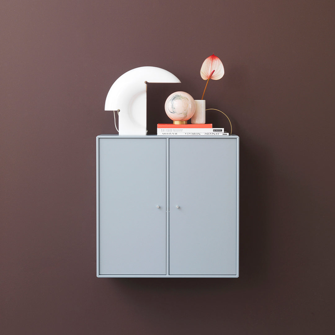 Modern 2-Door Lacquered Cabinet 1118 - Perfect for Living Room Storage & Bedroom Organization