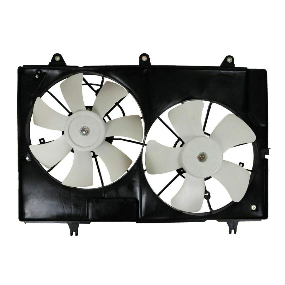 New Dual Rear Radiator Cooling Fan Assembly Compatible with 2004-2007 Cadillac CTS-V CTSV - Perfect for High-Performance Cooling & Engine Protection