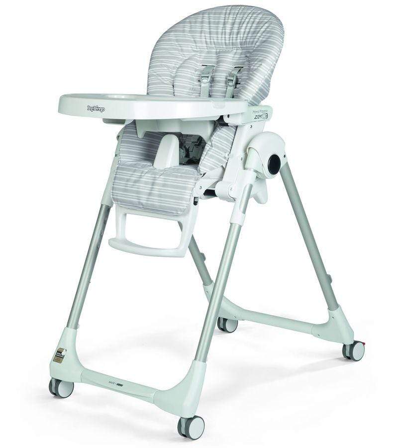 Peg Perego Prima Pappa Zero 3 High Chair for Babies - Adjustable Infant Feeding Seat with Removable Tray - Perfect for Home Dining & Weaning (Blue)