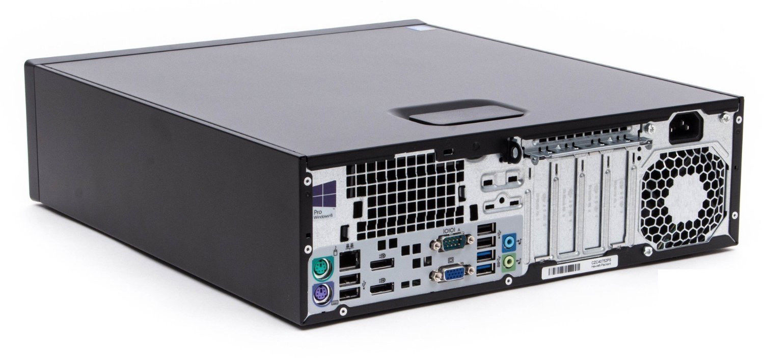 HP ProDesk 600 G1 SFF Business Desktop Computer - Intel Pentium G3220 3GHz, 4GB RAM, 500GB HDD, Windows 7 Professional - Ideal for Office Work, Home Use & Small Business Computing