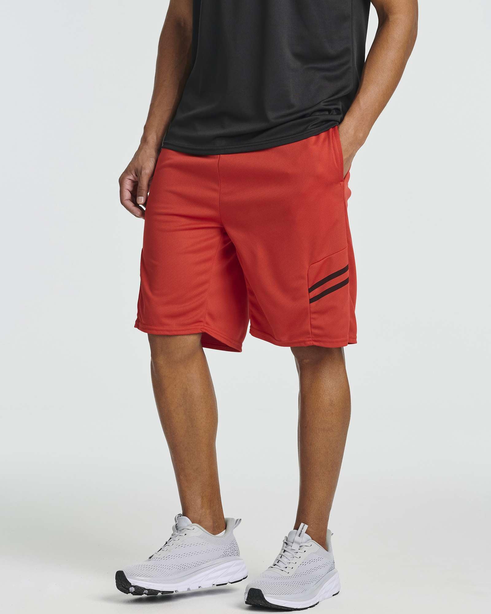Real Essentials Men's Running Shorts - Lightweight Quick-Dry Athletic Shorts for Jogging, Gym & Outdoor Workouts | Comfortable Breathable Training Shorts for Men