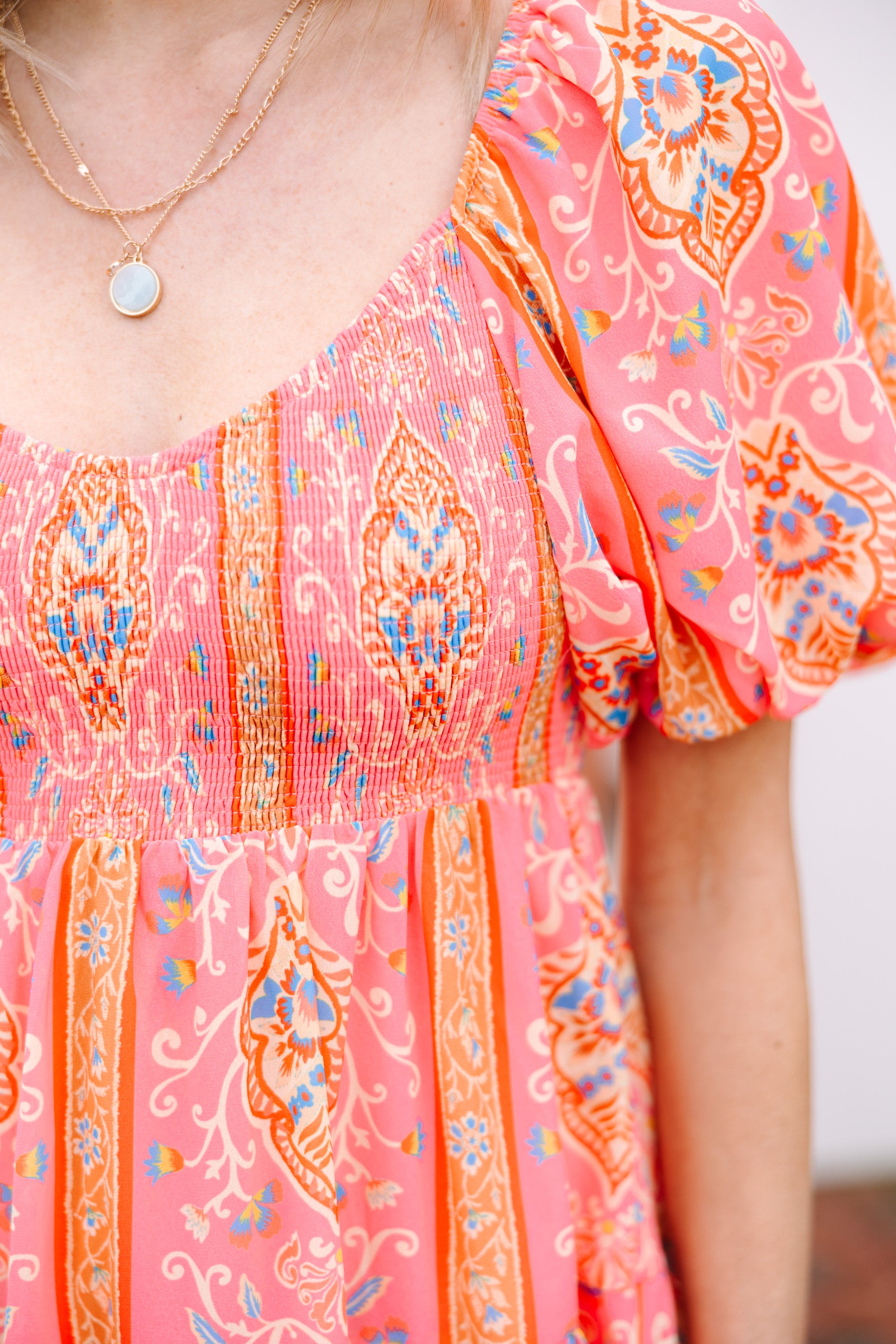 Better With You Women's Pink Floral Printed Dress - Casual Summer Dress for Beach, Party & Date Night