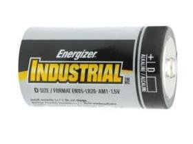 Energizer EN95 Industrial Alkaline D Size Batteries (72 Pack) - Long-Lasting Power for Flashlights, Toys, Radios & Emergency Devices