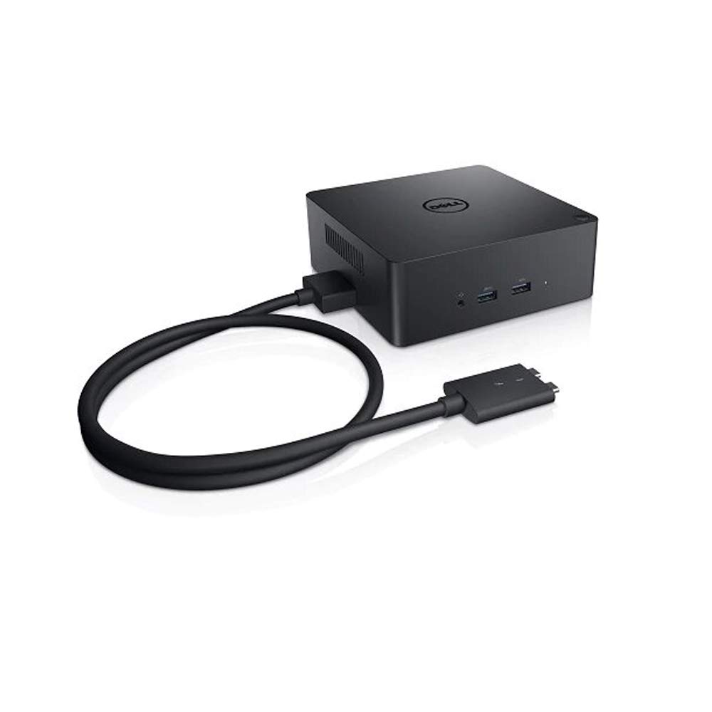 Dell Precision Dual USB-C Thunderbolt Dock TB18DC Docking Station with 240W Power Adapter - Universal Laptop Dock for MacBook Pro, Dell XPS, HP, Lenovo - Perfect for Home Office, Gaming & Workstation Setup