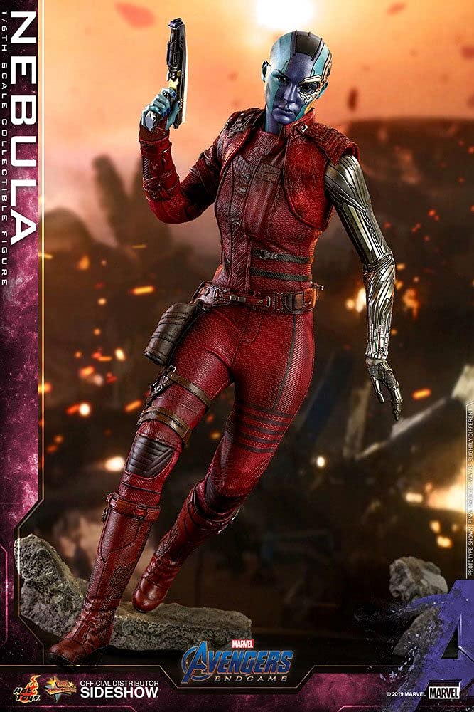 Hot Toys 1:6 Scale Nebula Collectible Figure - Avengers: Endgame Movie Series (HT904611) - Perfect for Marvel Fans & Action Figure Collectors