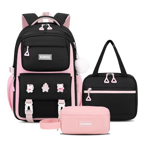Black Pink 3pcs