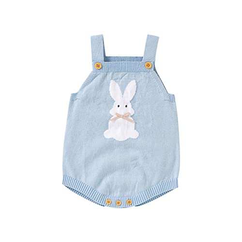 Rabbit Romper-blue