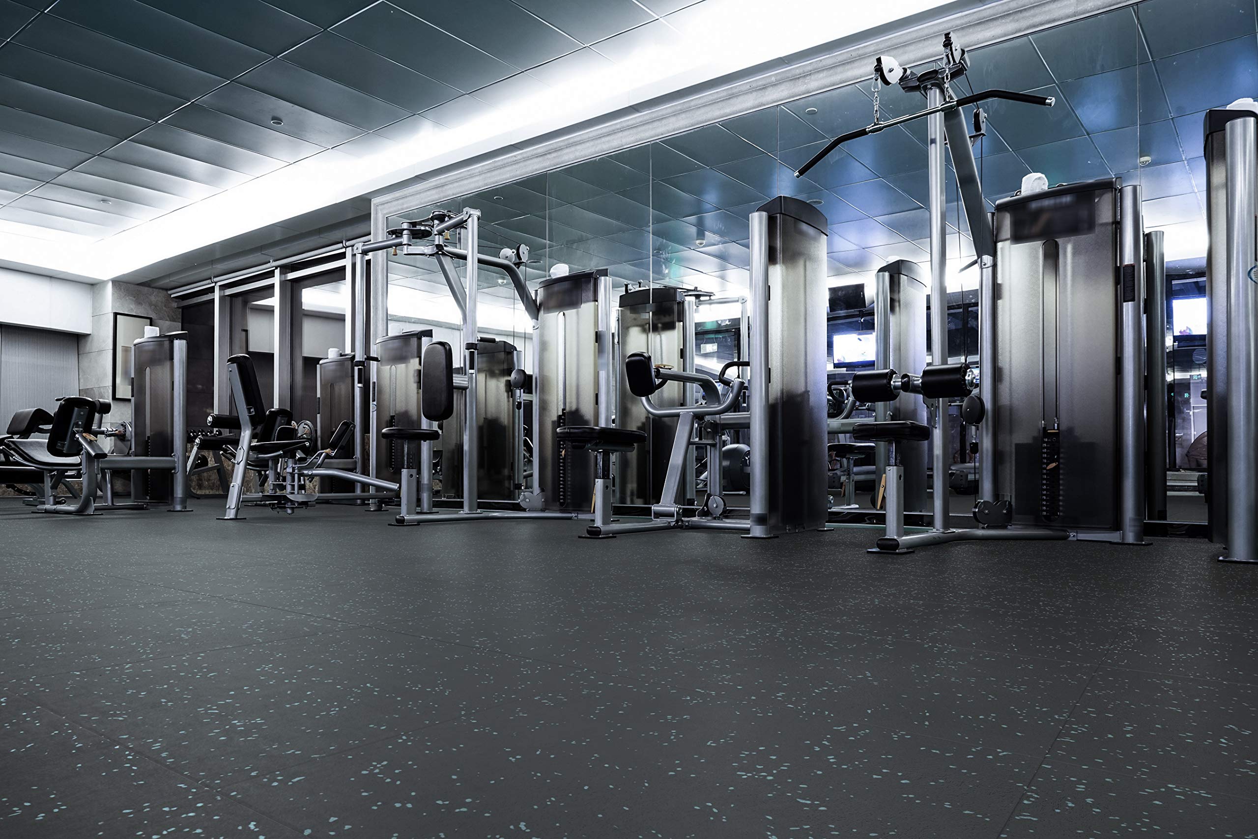 Genaflex Pro Heavy Duty Rubber Gym Floor Tiles - 1