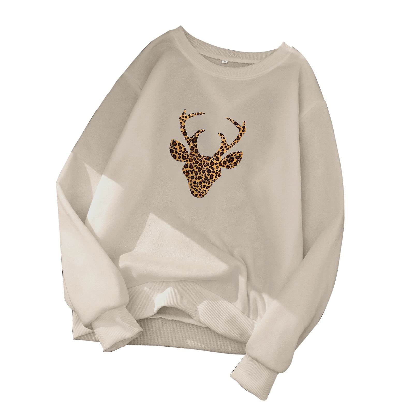 Fun Graphic Print Zip Tunic Women's Pullover - Round Neck Long Sleeve Sweatshirt Hoodie Top for Casual Wear, Lounge & Street Style