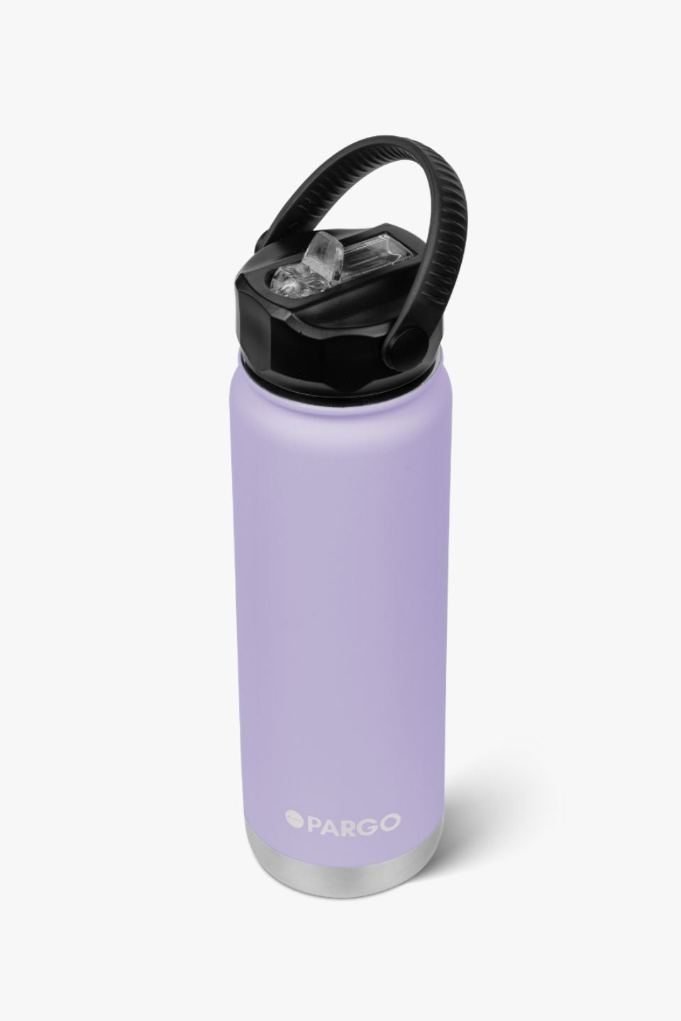 Insulated Stainless Steel Water Bottle 750ml with Straw Lid - Keeps Drinks Cold/Hot for 24 Hours - Perfect for Gym, Hiking & Outdoor Activities - Lilac Purple Color