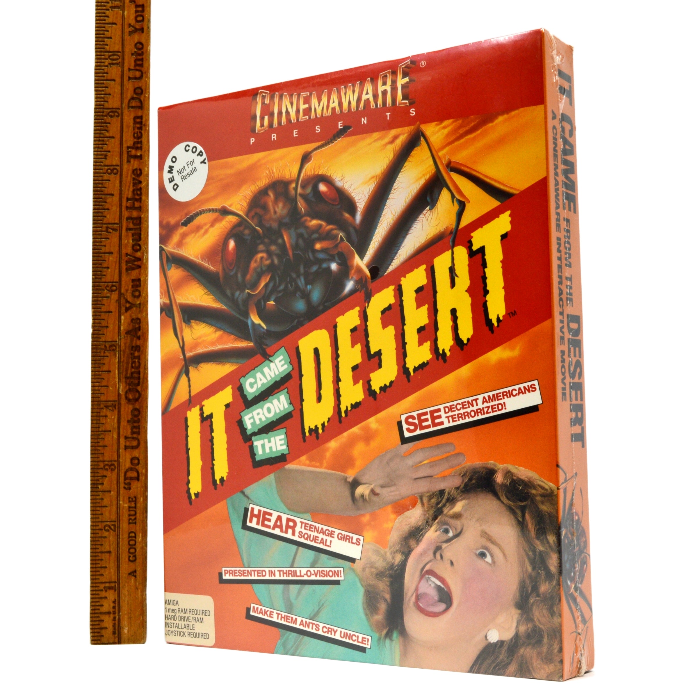 New & Sealed AMIGA Software/Game IT CAME FROM THE DESERT - Rare Demo Copy - Vintage Computer Game for Retro Gaming & Collectors