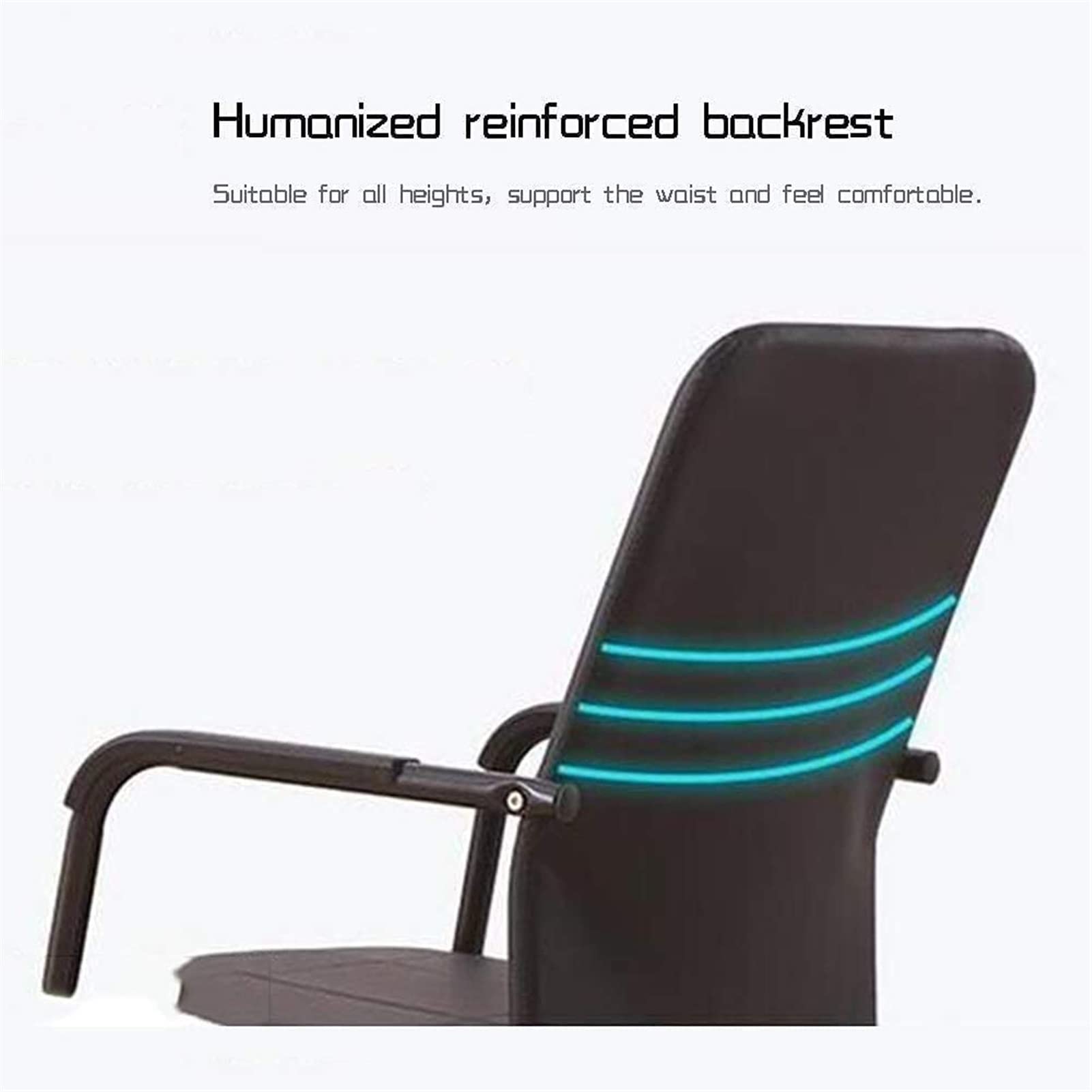 Ergonomic Mesh Office Chair with High Back - Adjustable Computer Desk Chair for Home & Gaming - Breathable Fabric & Lumbar Support (Blue) - Perfect for Work, Study & Long Hours of Comfort