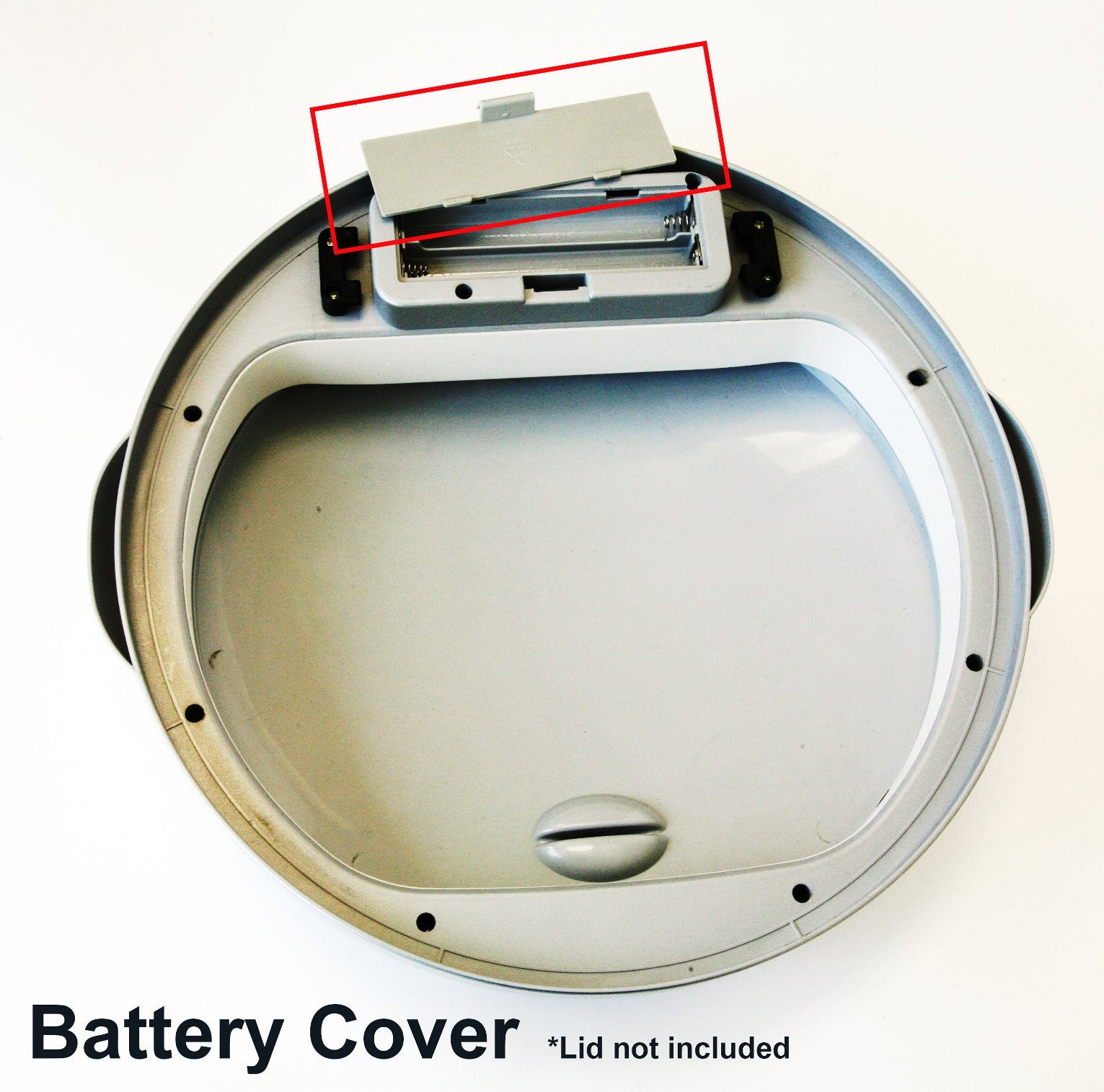 8 & 13 Gallon White Sensor Trash Can Battery Cover Replacement - Durable Lid Accessory for Automatic Touchless Garbage Bin - Perfect for Kitchen, Bathroom, Office & Home Use