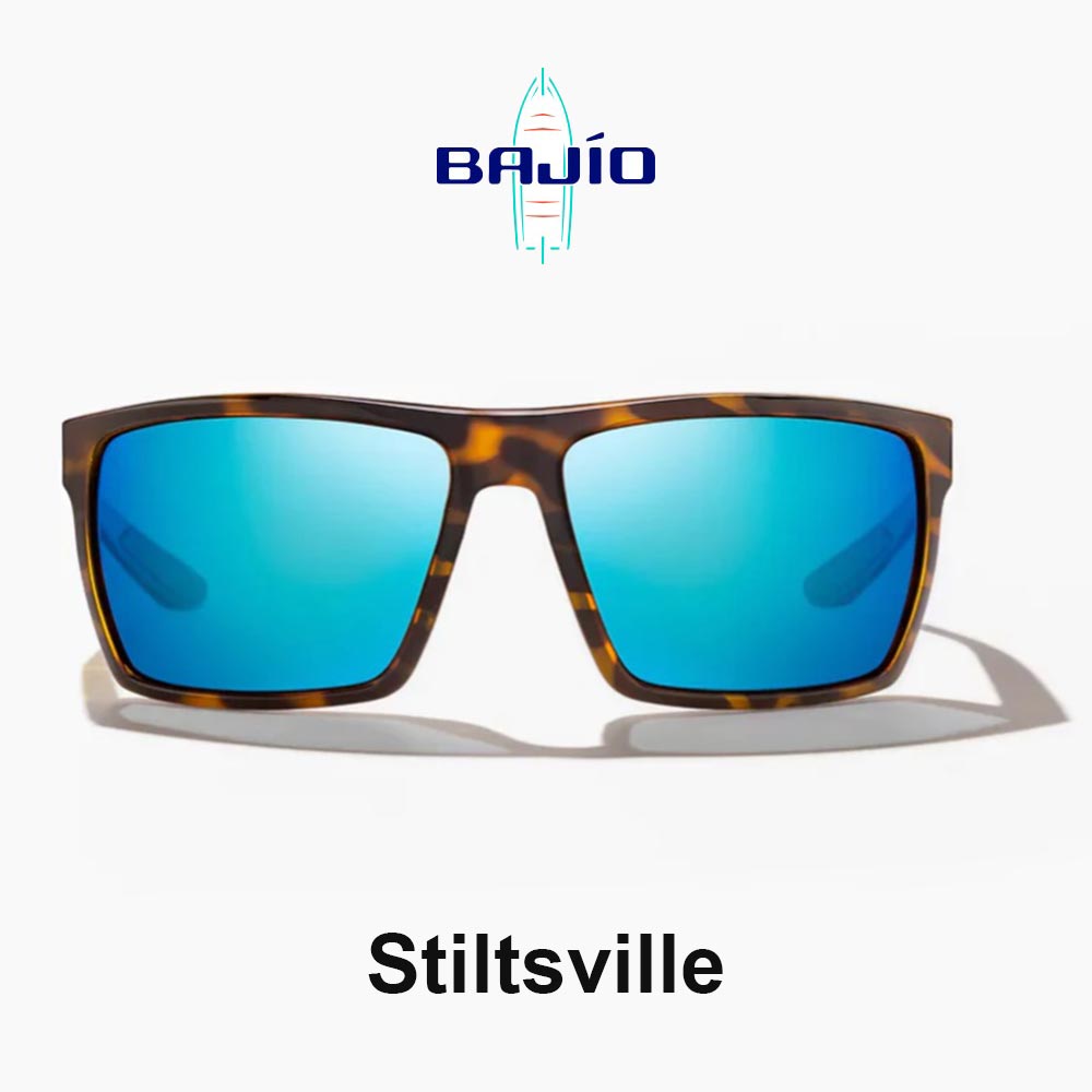 Bajio Stiltsville Polarized Sunglasses for Men & Women - UV Protection, Stylish Outdoor Shades for Beach, Fishing & Driving