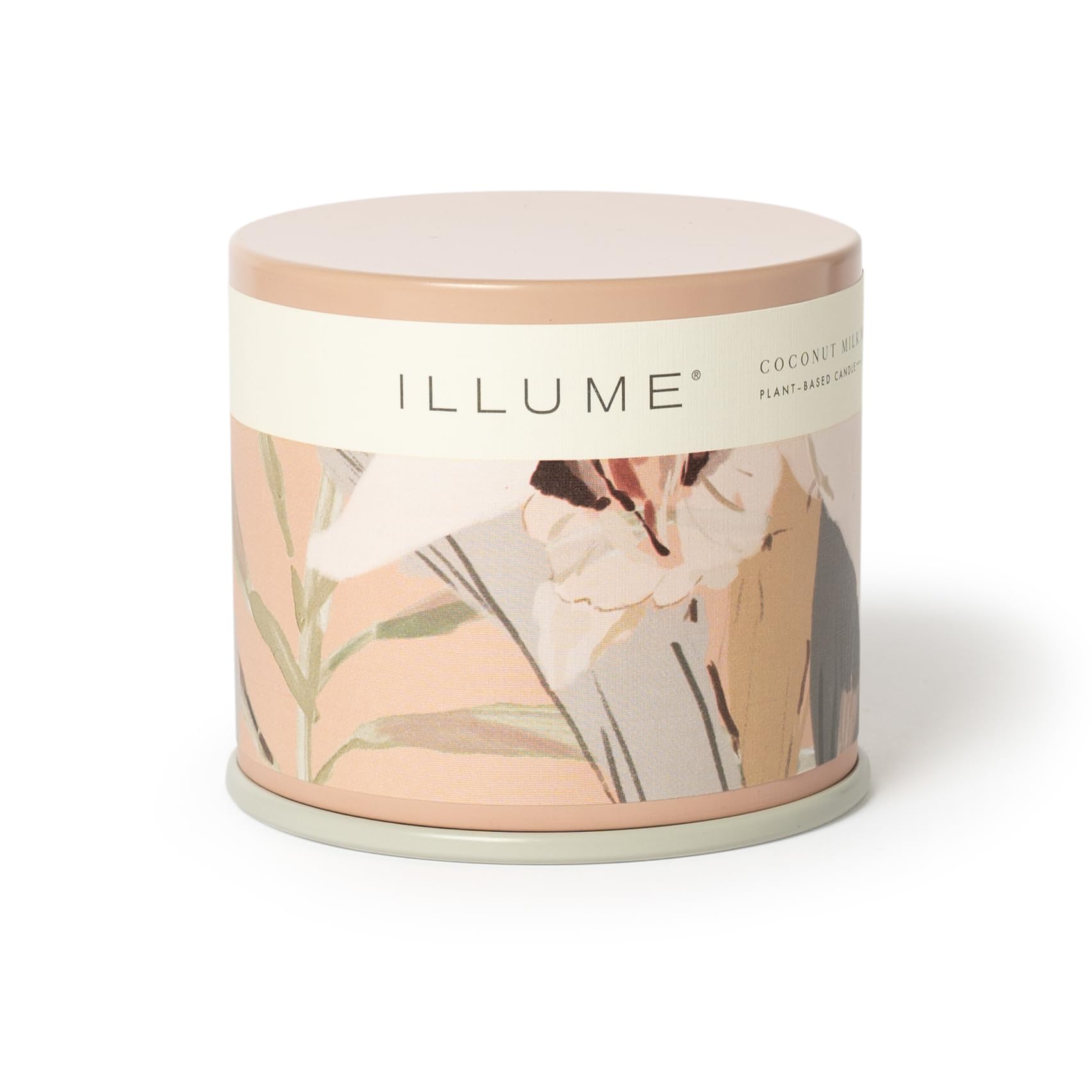 Illume Beautifully Done Essentials Coconut Milk Mango Scented Candle in Decorative Tin - Perfect for Home Decor, Spa Relaxation & Romantic Ambiance