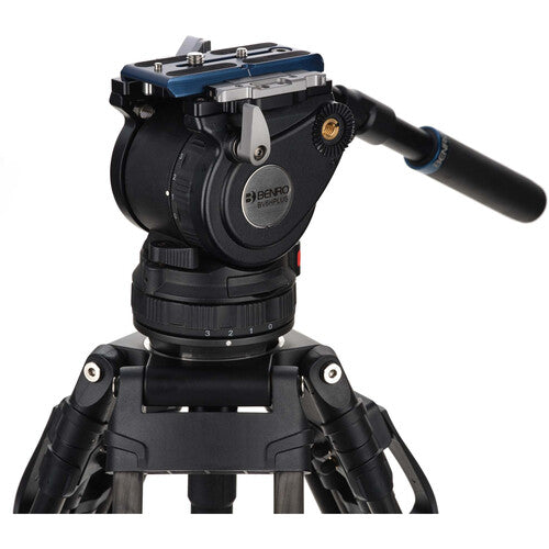 Benro C673LL Carbon Fiber Tripod with BV6H PLUS Ball Head - 75mm Bowl for DSLR Cameras | Perfect for Travel, Landscape & Studio Photography