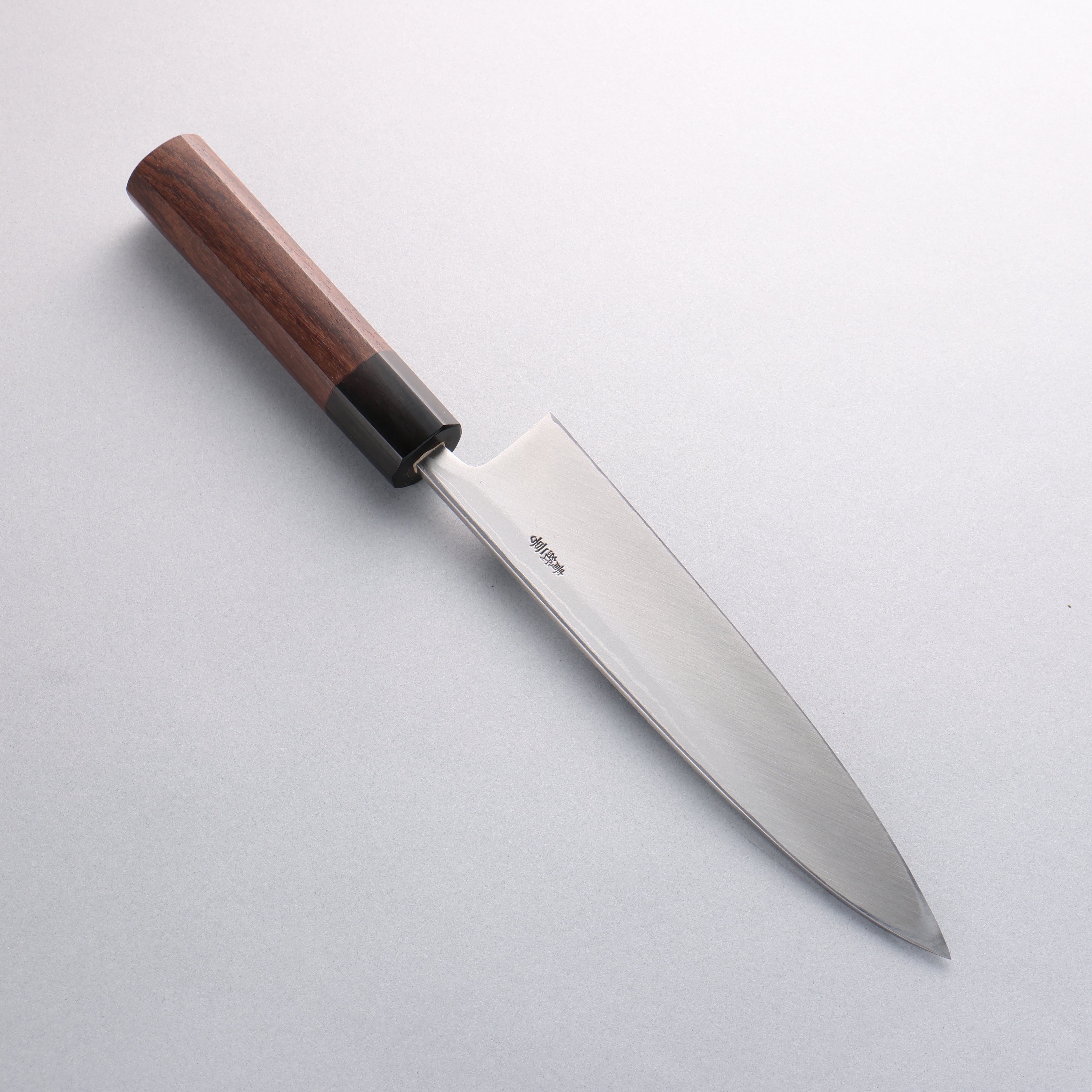 Premium Hideo Kitaoka Blue Steel No.2 Damascus Mioroshi Deba Knife 210mm with Ebony Handle - Professional Japanese Kitchen Knife for Sushi, Fish Filleting & Meat Cutting