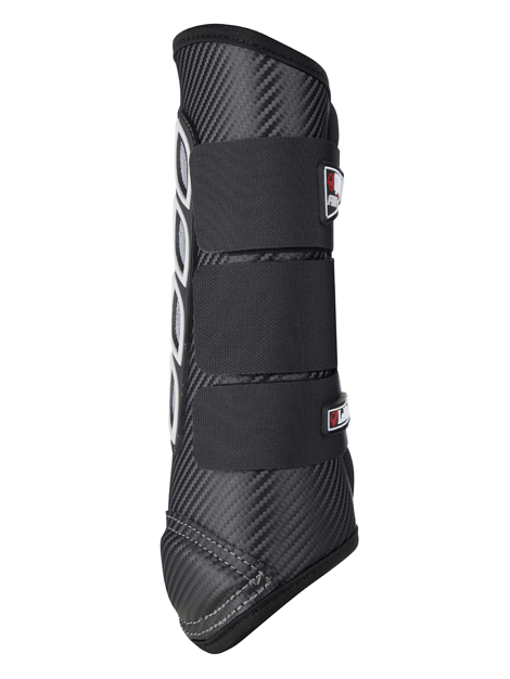 LeMieux Carbon Air XC Boots for Horses - Black Hind Leg Protection - Lightweight & Breathable for Jumping & Cross-Country Riding