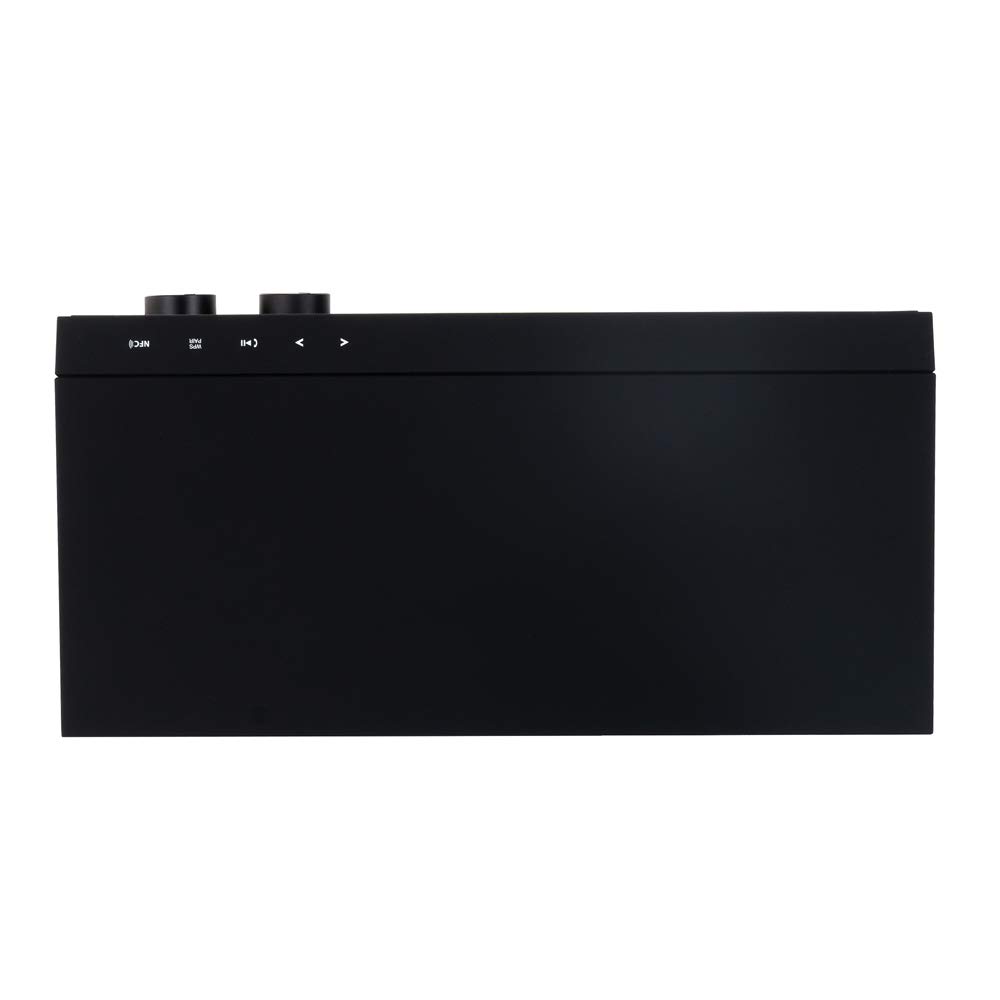 FONESTAR Wireless Smart Speaker with WiFi & Bluetooth, Multiroom Music System, Hi-Fi Audio, Subwoofer, NFC, Internet Radio & USB Charging - Black | Perfect for Home, Kitchen, Living Room & Outdoor Parties