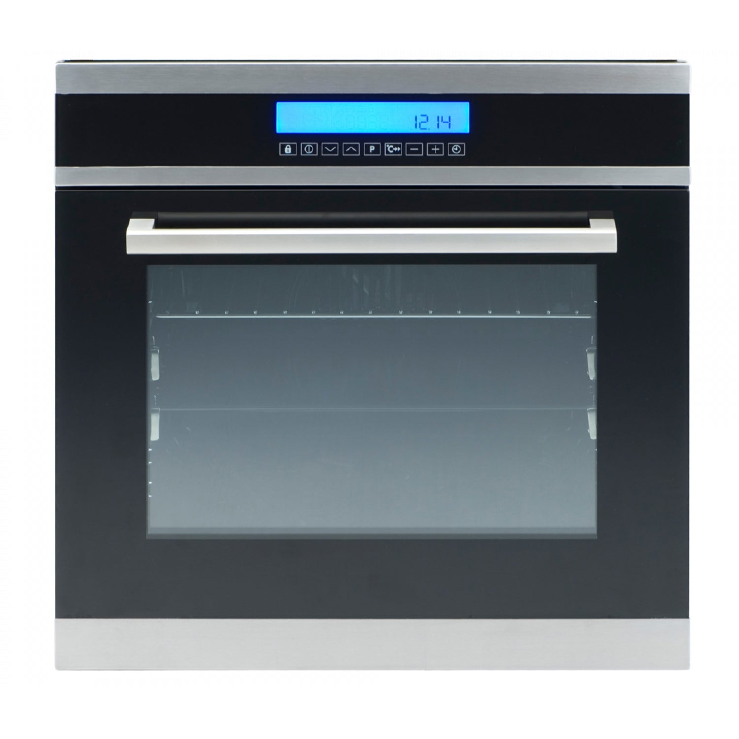 10-in-1 Built-In Electric Wall Oven with Convection, 24 Inch Stainless Steel - Perfect for Baking, Roasting & Broiling in Modern Kitchens