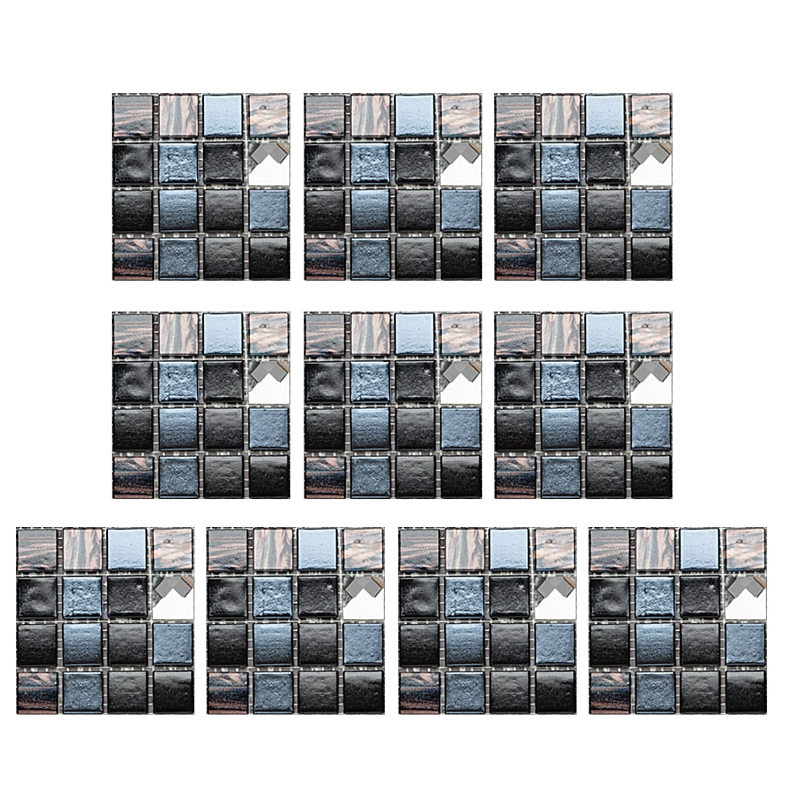 Naladoo 3D Wall Decals - Creative Mosaic Tile Stickers for DIY Home Decor, Peel & Stick Floor & Wall Decoration (Multicolor, One Size) - Perfect for Bedroom, Living Room, Bathroom & Office Spaces