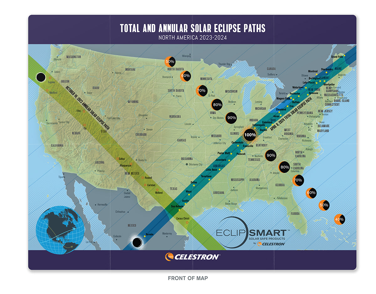 EclipSmart 8-Piece Solar Eclipse Observation Kit with Safe Viewing Glasses & Photography Tools - Perfect for Astronomy Enthusiasts & Eclipse Events