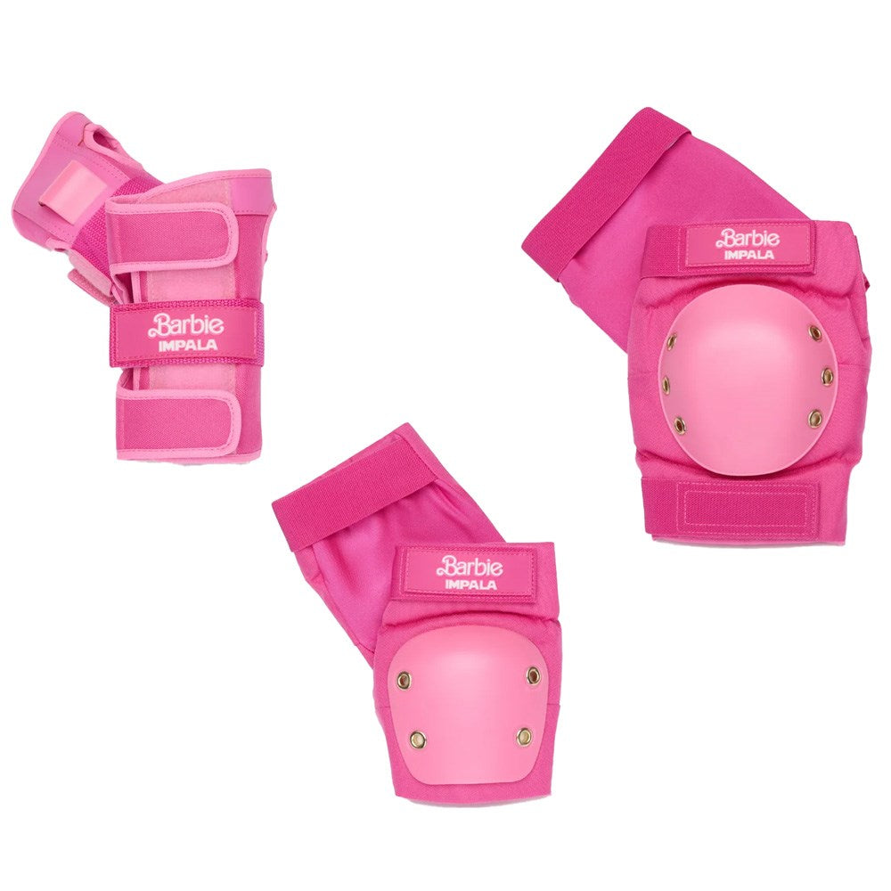 Impala Adult Roller Skates - Barbie Tri Pack Pink for Women & Girls - Perfect for Outdoor Skating, Rink, and Roller Disco Parties