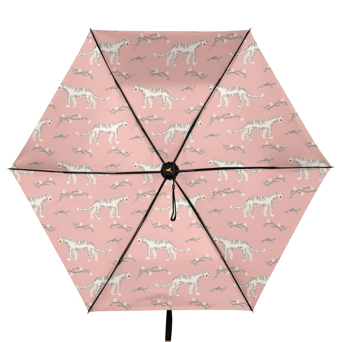 Sloth & Heart Windproof Travel Umbrella - Compact Folding Waterproof Parasol for Rain & Sun Protection - Perfect for Commuting, Travel & Outdoor Activities