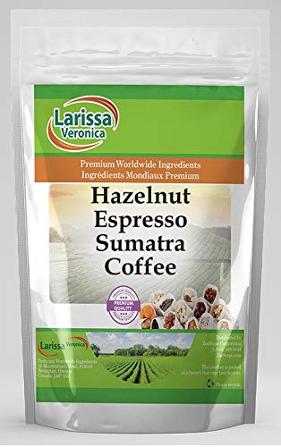 Premium Sumatra Hazelnut Espresso Coffee Beans - Gourmet, Naturally Flavored Whole Bean Coffee (4 oz, 2-Pack) - Perfect for Home Brewing, Office Use & Gifts
