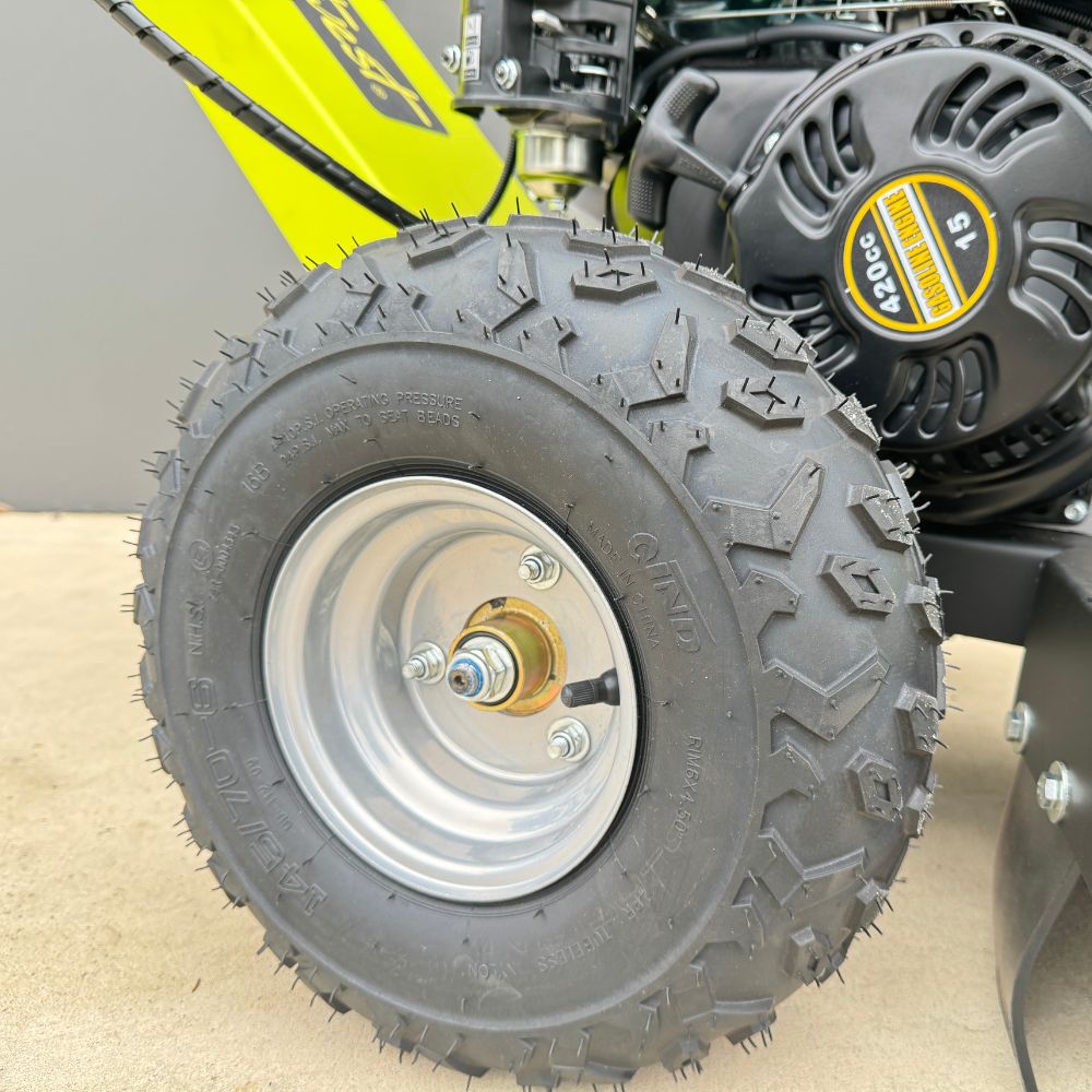 Forestwest 15HP Gas Powered Stump Grinder with 330MM Cutting Capacity - BM11075 Model | Ideal for Landscaping, Tree Removal & Property Maintenance