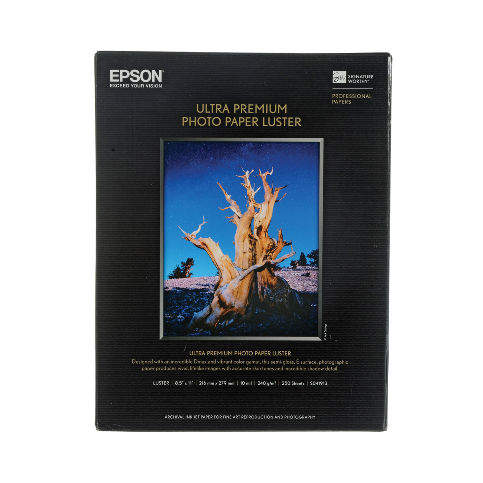 Epson Ultra Premium Luster Photo Paper, 8.5